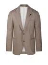 Lardini Tailored Blazer With Notched Lapel