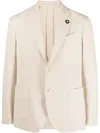 Lardini Woven Single-breasted Blazer