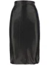 Lardini Tailored Midi Skirt In Black