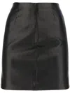 Lardini Tailored Mini Skirt In Black