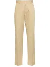 Lardini Tailored Neutrals Trousers With Clean Silhouette In Neutral