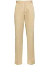 Lardini Tailored Neutrals Trousers With Clean Silhouette