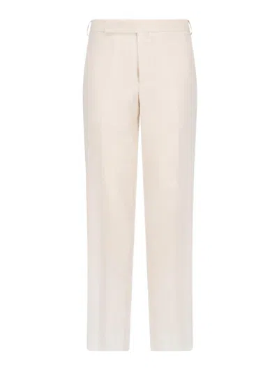 Lardini Tailored Trousers In White