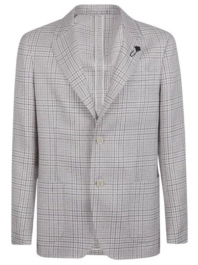 Lardini Rome Men's Jacket In Gray