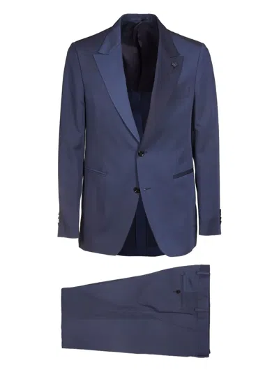 Lardini Tailored Suit In Blue