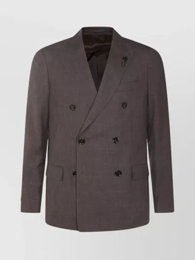 Lardini Tailored Suit Double-breasted Design In Gray