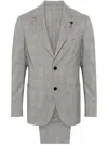 Lardini Prince-of-wales-check Wool Suit