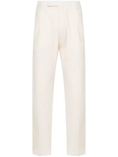 Lardini Tailored Tapered Trousers In Neutrals