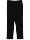 Lardini Pressed-crease Trousers In Black