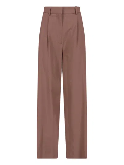 Lardini Tailored Trousers In Brown