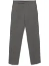 Lardini Man Attitude Straight Leg Trousers In Grey
