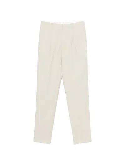 Lardini Tailored Trousers With Zip Closure For Men In Neutral