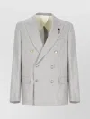 Lardini Tailored Wool Blend Blazer In Transparent