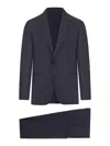 Lardini Single-breasted Wool Blazer In Blue