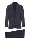 Lardini Single-breasted Wool Blazer In Blue