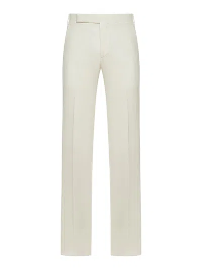 Lardini Tailored Wool Trousers In Neutral