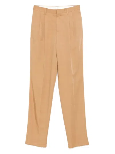 Lardini Tapered Trousers In Brown