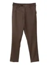 Lardini Tapered Trousers In Brown