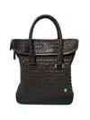 Lardini Tardini Woven Calfskin Leather Tote Bag