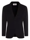 Lardini Textured Cashmere Blazer In Black