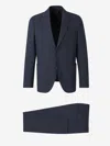 Lardini Wool Suit In Blue