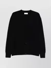 Lardini Textured Wool Cardigan Featuring Pockets In Black