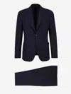 Lardini Drawstring-cuff Suit In Blue