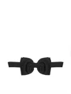 Lardini Satin Bow Tie In Black