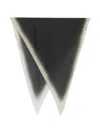 Lardini Tie-dye Scarf In Black