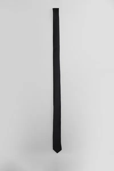 Lardini Tie In Black Polyester