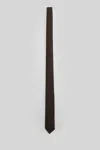 Lardini Tie In Brown Wool In Black