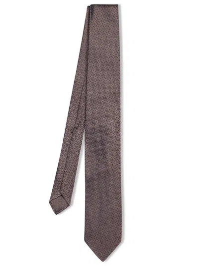 Lardini Ties In Brown