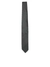 Lardini Pure Silk Tie With Brown And Red Geometric Pattern In Brown
