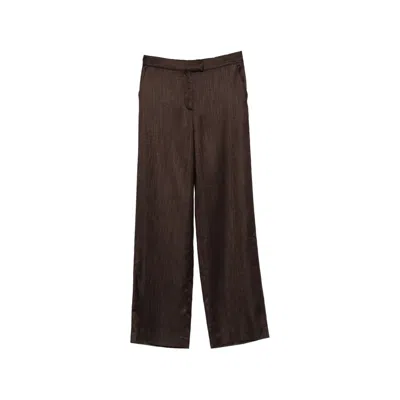 Lardini Lucile Pocket Trousers In Brown