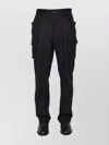 Lardini Trousers Utility Multiple Pockets In Blue