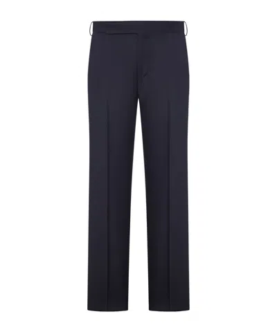 Lardini Tailored Wool And Cashmere Trousers In Animal Print
