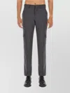 Lardini Trousers Wool Multiple Pockets