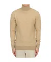 Lardini Turtleneck In Nude