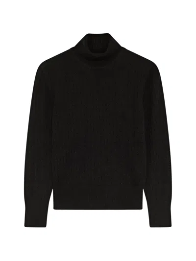 Lardini Turtleneck Sweater In Black