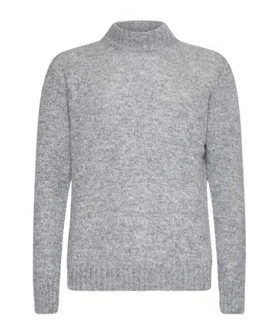 Lardini Turtleneck Sweater In Gray