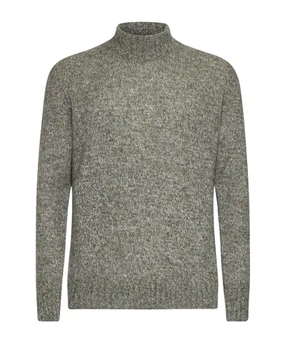 LARDINI LARDINI MOCK NECK SWEATER