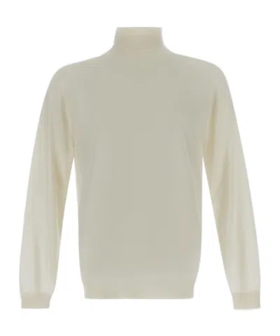 Lardini Turtleneck Sweater In White