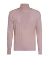 Lardini Turtleneck Sweater In Nude