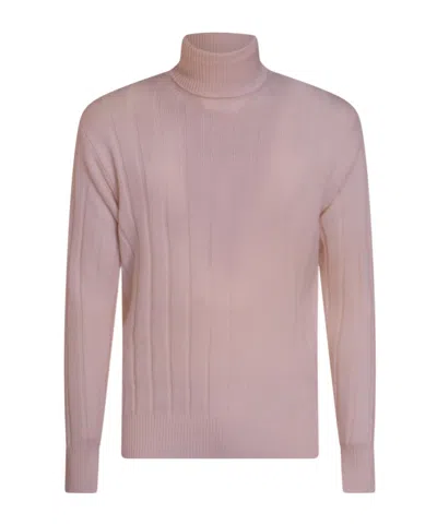 Lardini Turtleneck Sweater In Nude
