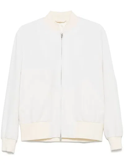 Lardini Twill Jacket In White
