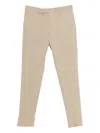 Lardini Twill Trousers In Neutral