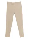 Lardini Twill Trousers In Neutral