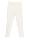 Lardini Twill Trousers In White
