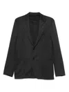 Lardini Two-button Patch-pocket Jacket In Black