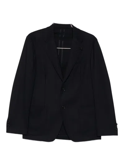 Lardini Two-button Pocket Suit In Blue